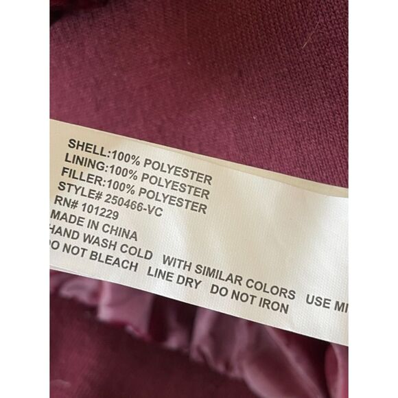 Ashley Outwear 26 International Velvet Full Zip Bomber Jacket Size XL NEW - Picture 8 of 16